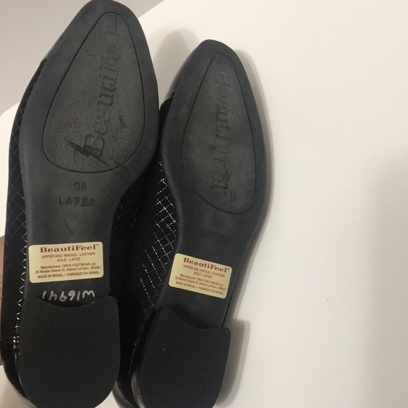 NWT BeautiFeel Black Flats - Picture 6 of 13